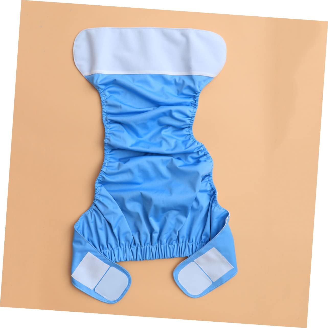 Healeved Washable Incontinence Pants for Adults Reusable Cloth Diaper Wraps Breathable Lining for Overnight Leak Protection Sky Blue Color for Seniors and Patients
