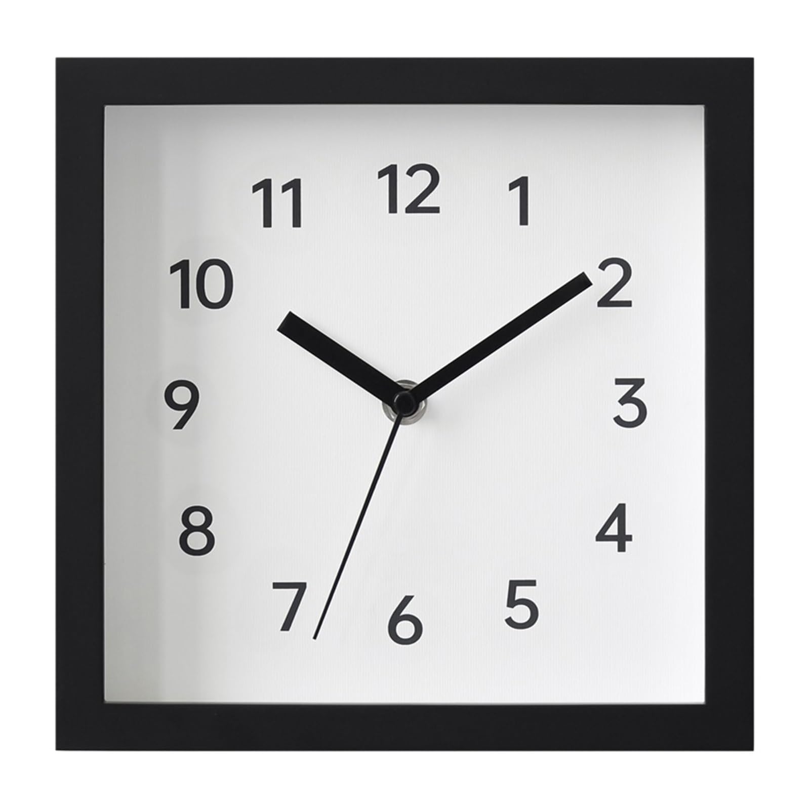 Aioneer Wall Clock Wall Clock For Living Room Silent Operation Battery Powered Practical-Black