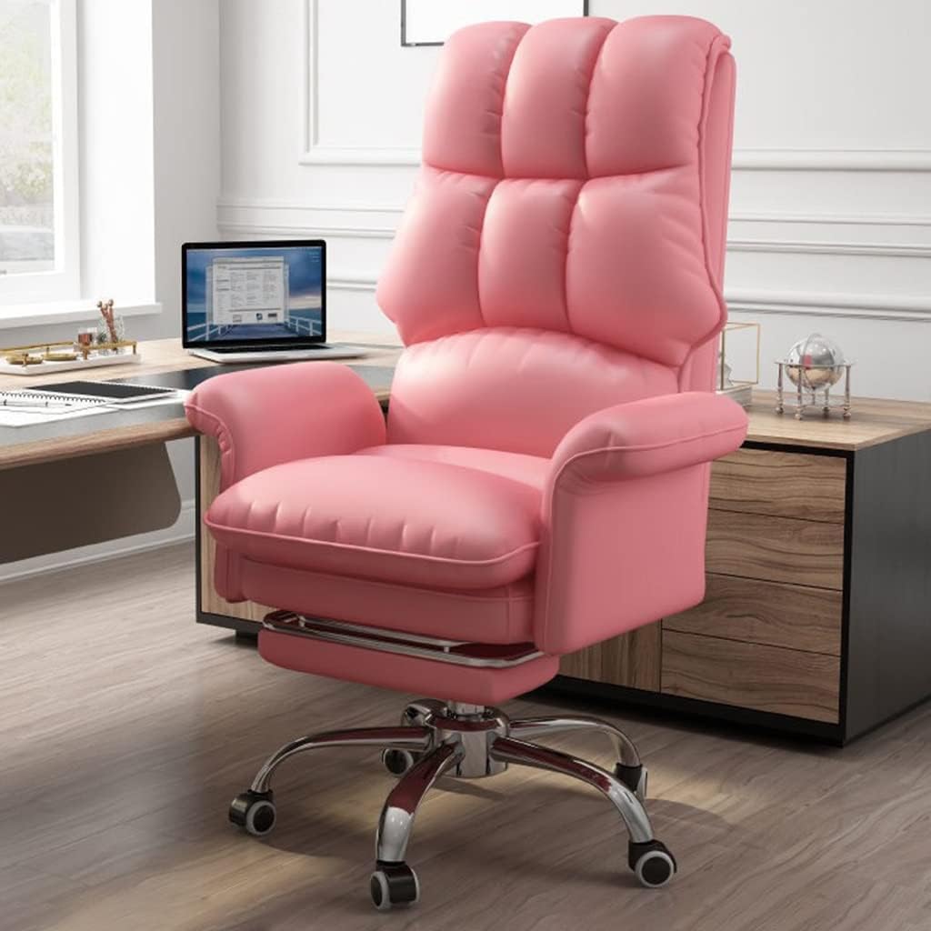 Home Office Chair Ergonomic, Task Chairs with Wheels, PU