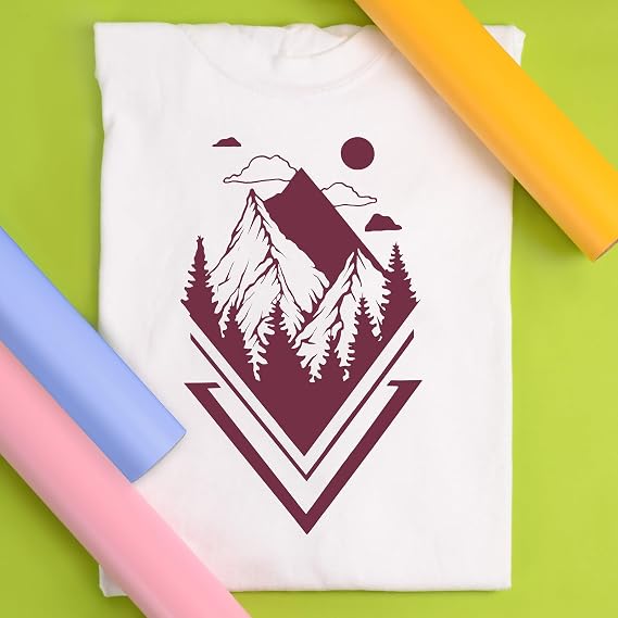 Siser EasyWeed Heat Transfer Vinyl 11.8 x 3ft Roll (Burgundy) - Compatible with Siser, Cricut, Silhouette and Other Craft/Professional Cutters - CPSIA Certified