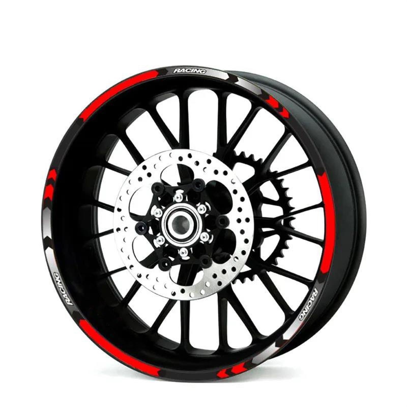 Motorrad-Felgenaufkleber-Set Mit Reflektierenden Felgenaufklebern Für Ducati Für Monster 1200SR 821 796 696 1000 900 S4R S(Style 3)