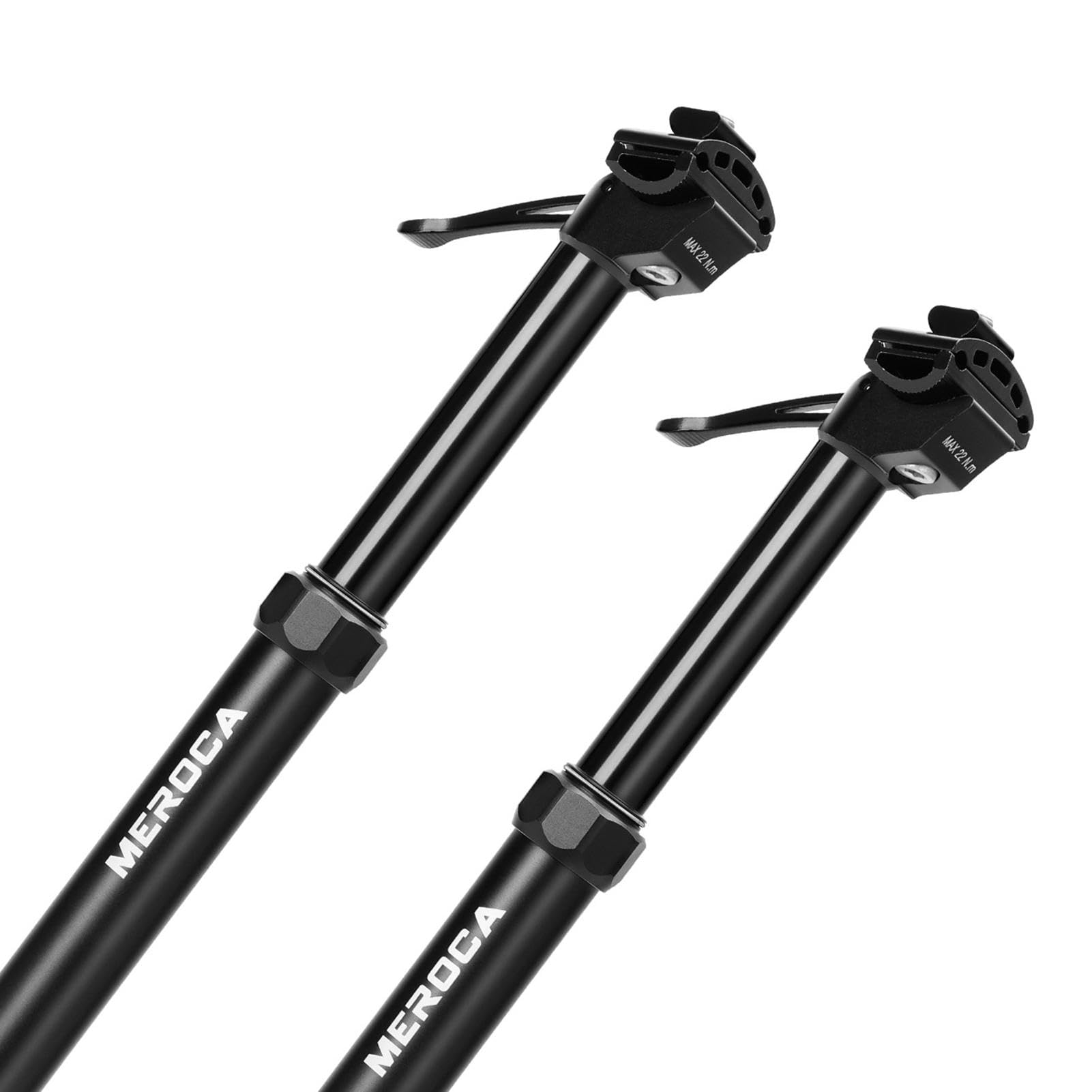 Compte-gouttes de siège de moto – Tige de selle réglable en hauteur de 125 mm, tige de vélo d'équitation | Compte-gouttes hydraulique de routage externe en alliage d'aluminium, siège de poteau compte-