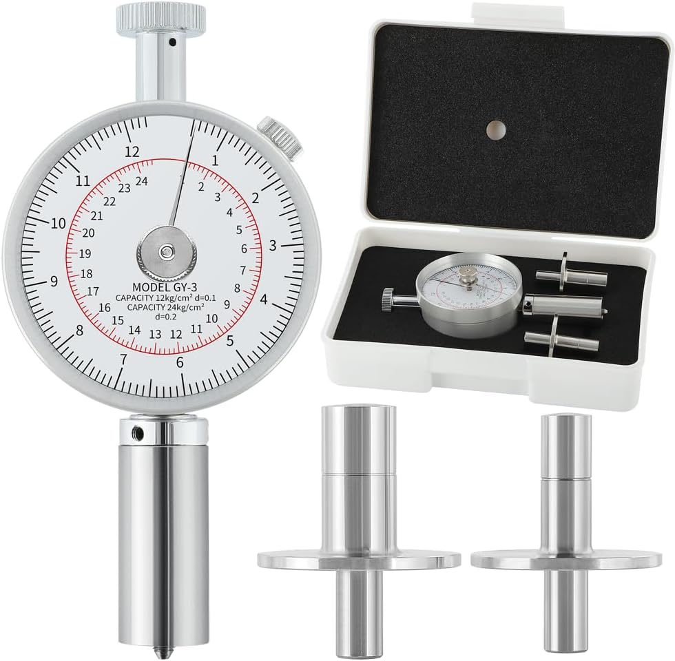 NEWTRY GY-3 Fruit Firmness Penetrometer Sclerometer Fruit Hardness Tester for Determining The Maturity Level of Fruit (GY-3)