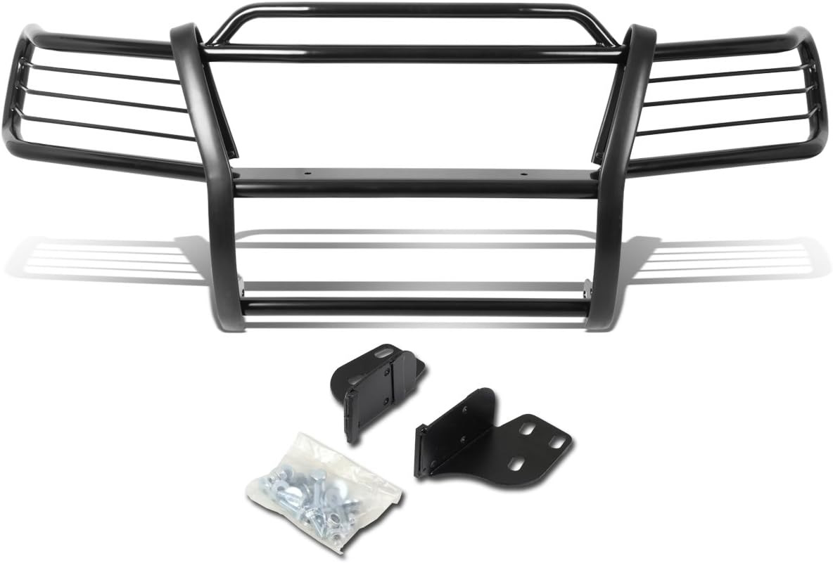 DNA MOTORING GRILL-G-044-BK Black Front Bumper Brush Grille Guard Compatible with 99-04 Grand Cherokee WJ