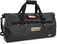 Vista 20 de Bolsa de lona impermeable 25L/40L/60L – Bolsa trasera de motocicleta resistente, bolsa seca enrollable para viajes, camping, canotaje, kayak