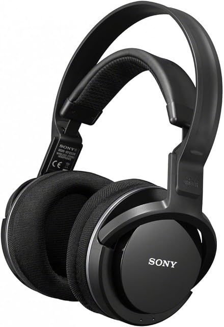 Sony MDR-RF855 100m Overhead Home Wireless Headphones - Black