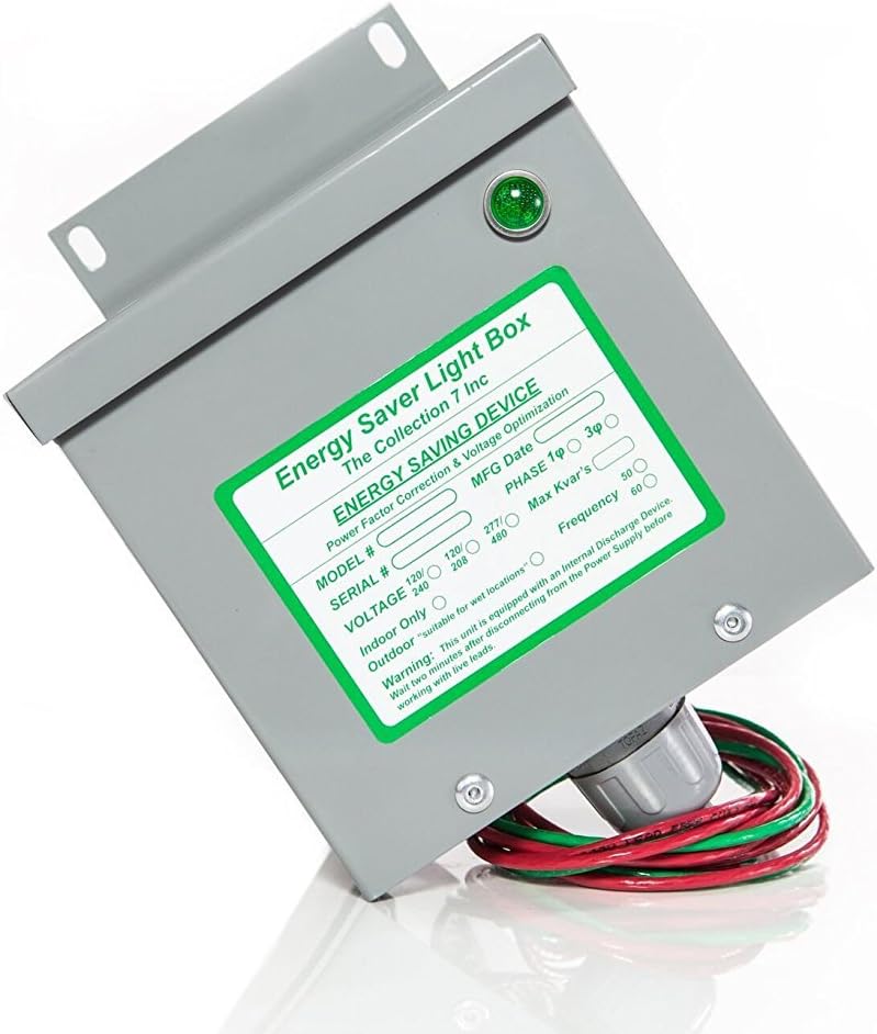 MWS Power Factor Correction Unit 1300 AMP Energy Saver Box KVAR