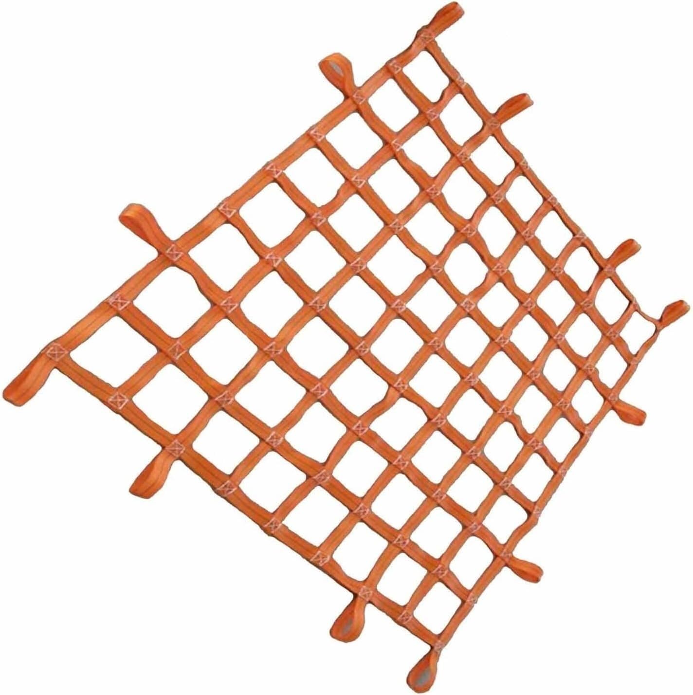 Red de Carga - Red de elevación de poliéster para Movimiento y Remolque, 2x2 m, Malla de 15 cm, Capacidad de Carga de 3 t, Ideal para Operaciones de elevación y Montaje en la construcción.