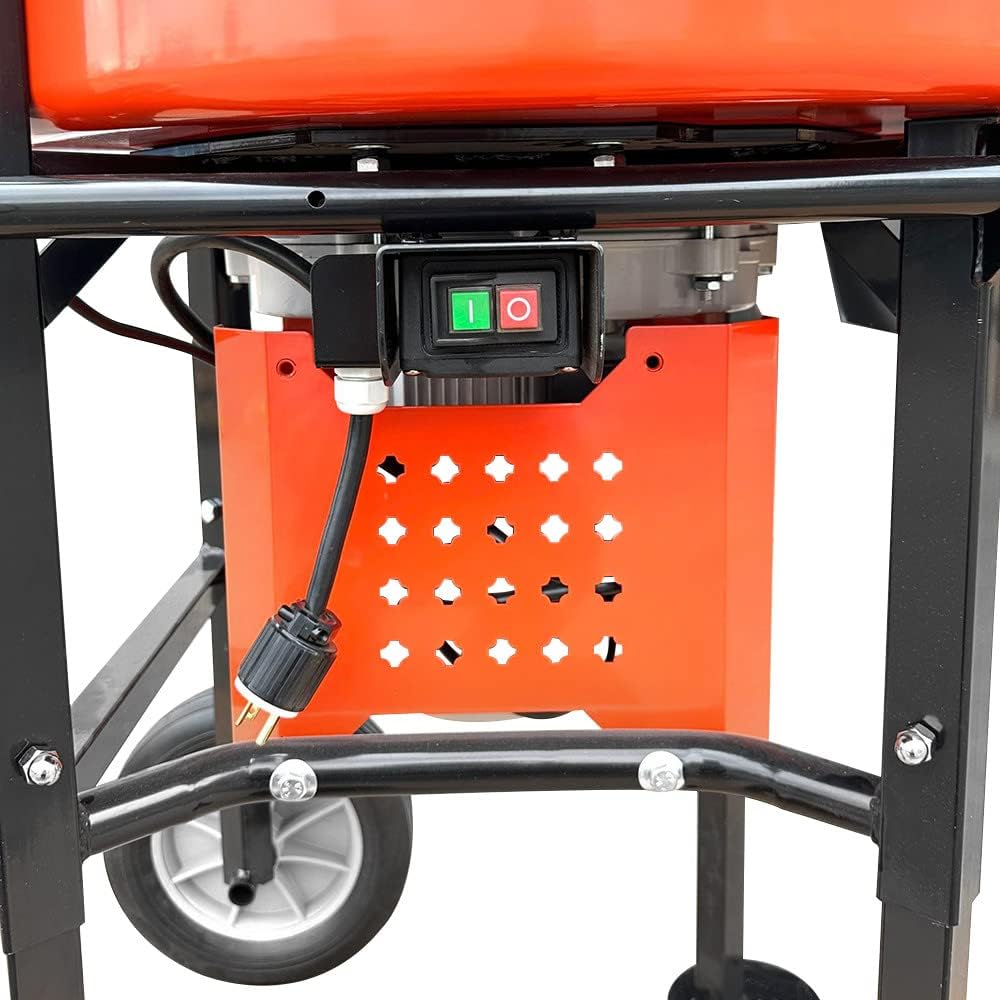 Prolinemax Industrial 120L Cement Concrete Mortar Stucco Mixer 120 Liter 110V Cement Mixer