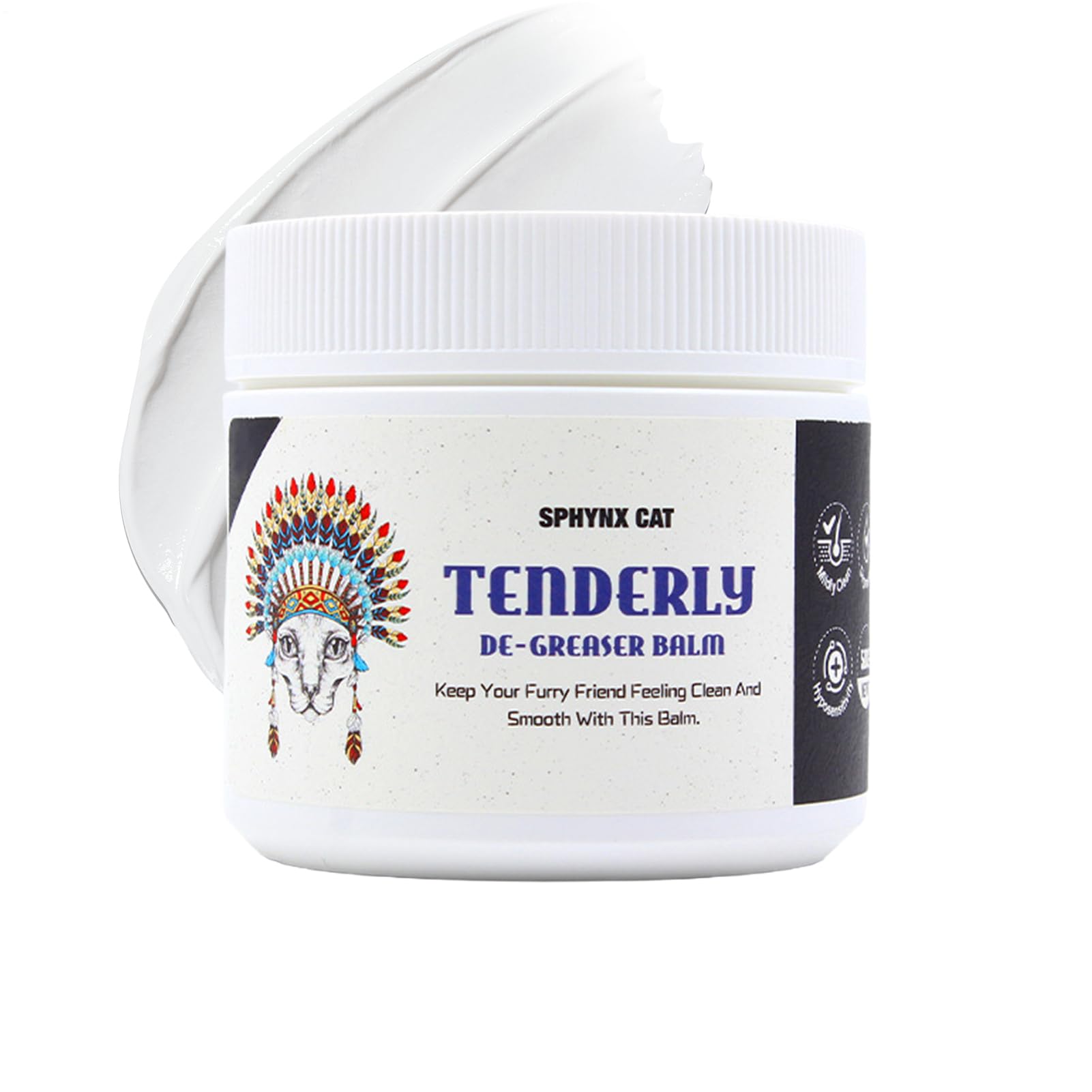 Gel detergente per il corpo per gatti – pulizia lenitiva della pelle per gatti, 500 g, sapone crema idratante per bambini gatti, cura quotidiana per nero, coda e orecchie, igiene del bagno