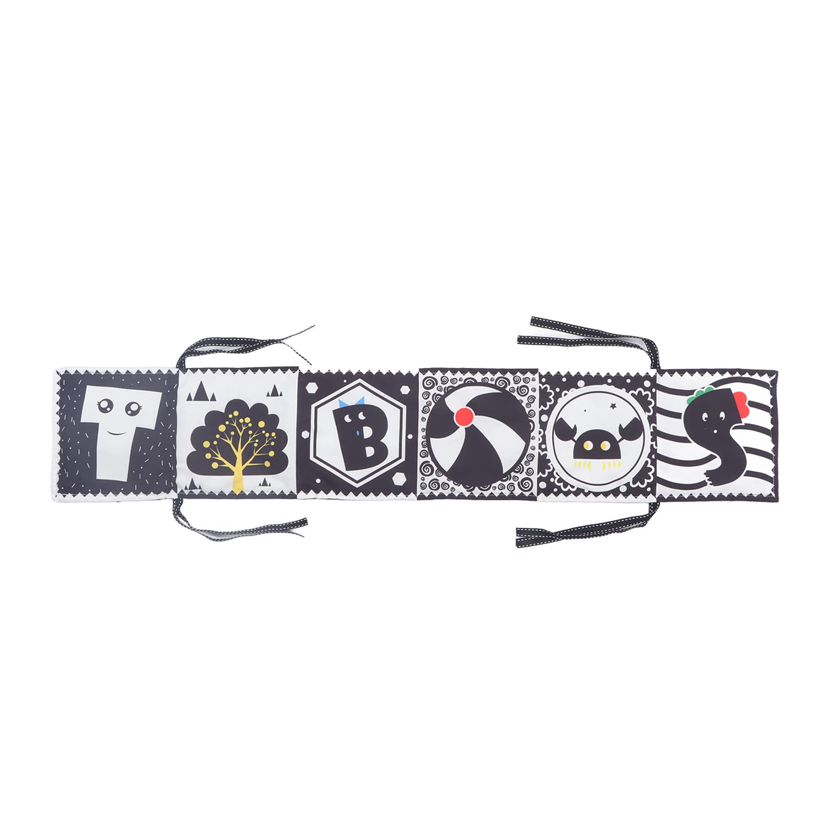 GLOGLOW Baby Cloth Book Soft Cloth Book Portable Early Education (Plants and Weather and Alphabet Cloth Book)