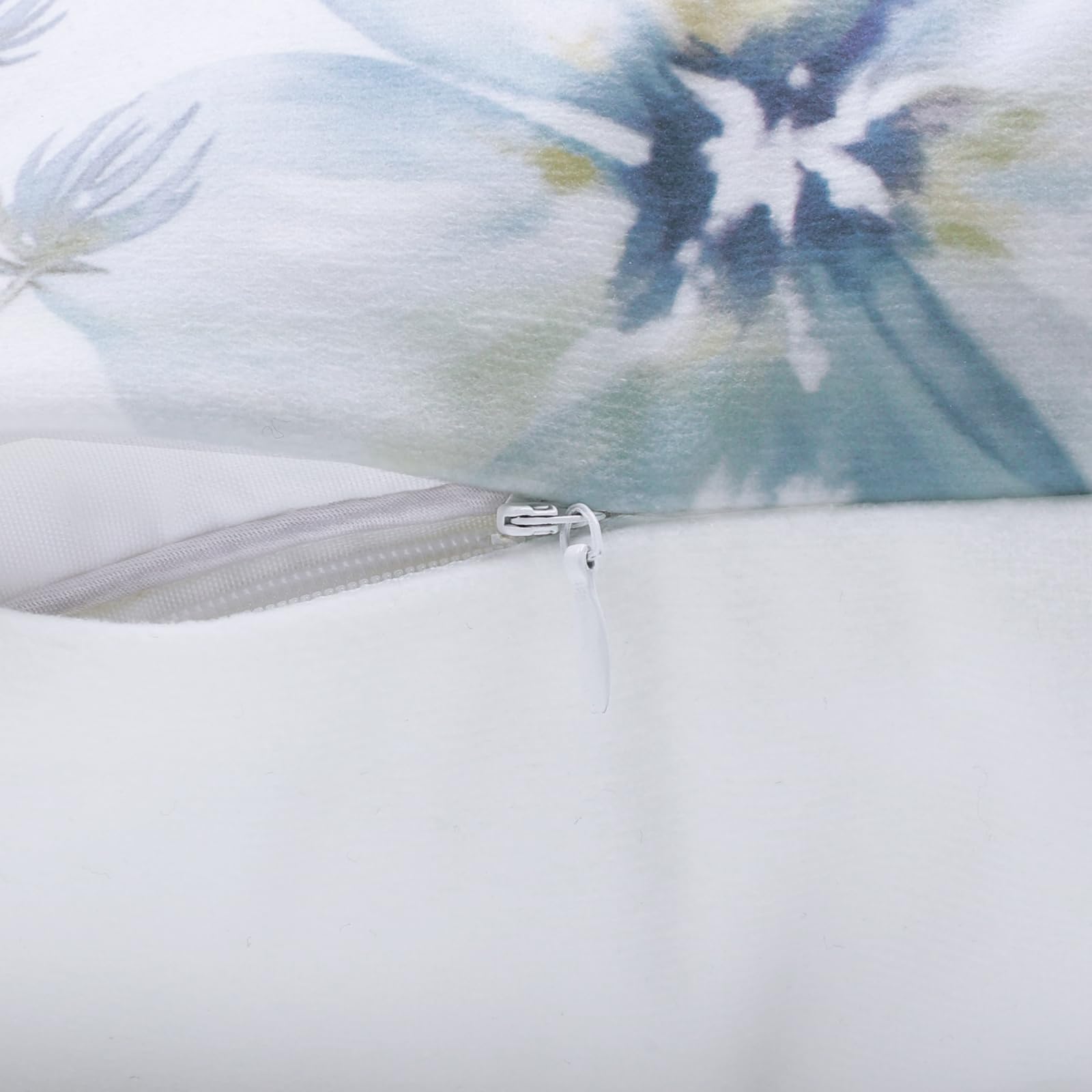 Federe Cuscini Decorativi Primavera - 45x45 Cm, Fiori Bianchi E Gialli, Set Di 4, Per Divano E Letto - Foto 5