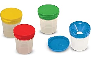 Melissa & Doug Spill-Proof Paint Cups: The Perfect Kid-Safe Storage Solution