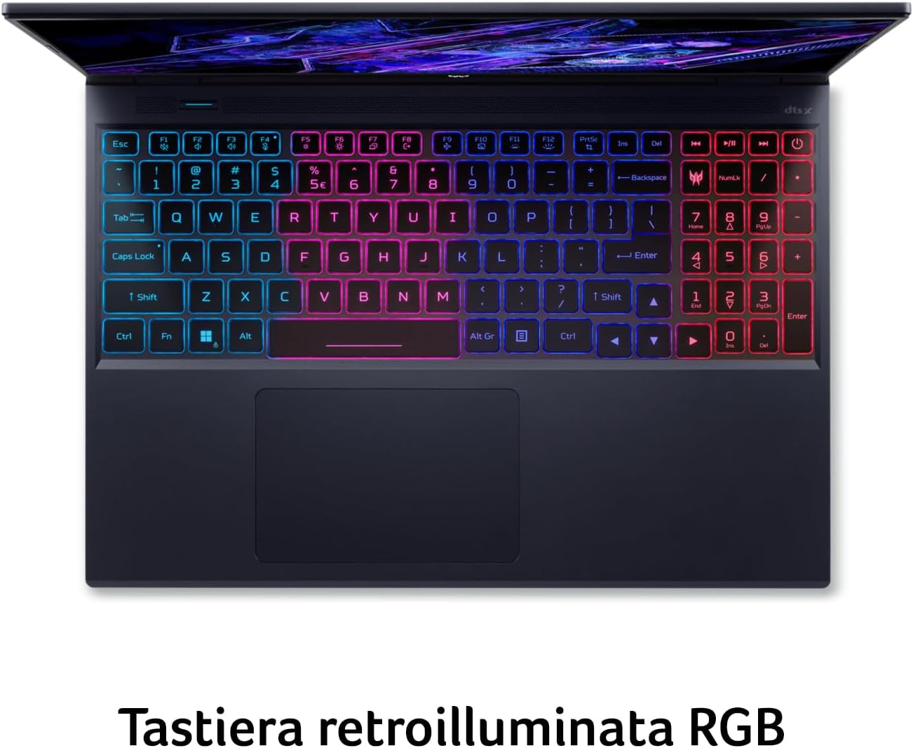 Acer Predator Helios Neo 16 PHN16-72-99FK Notebook Gaming, Processore Intel Core i9-14900HX, RAM 16 GB, 1024 GB SSD, Display 16" WQXGA IPS 240 Hz, NVIDIA GeForce RTX 4070 8 GB GDDR6, Windows 11 Home Intel Core i9-14900HX|RAM 16 GB|SSD 1024 GB NVIDIA GeForce RTX 4070 8 GB 16" 240Hz - Immagine 4