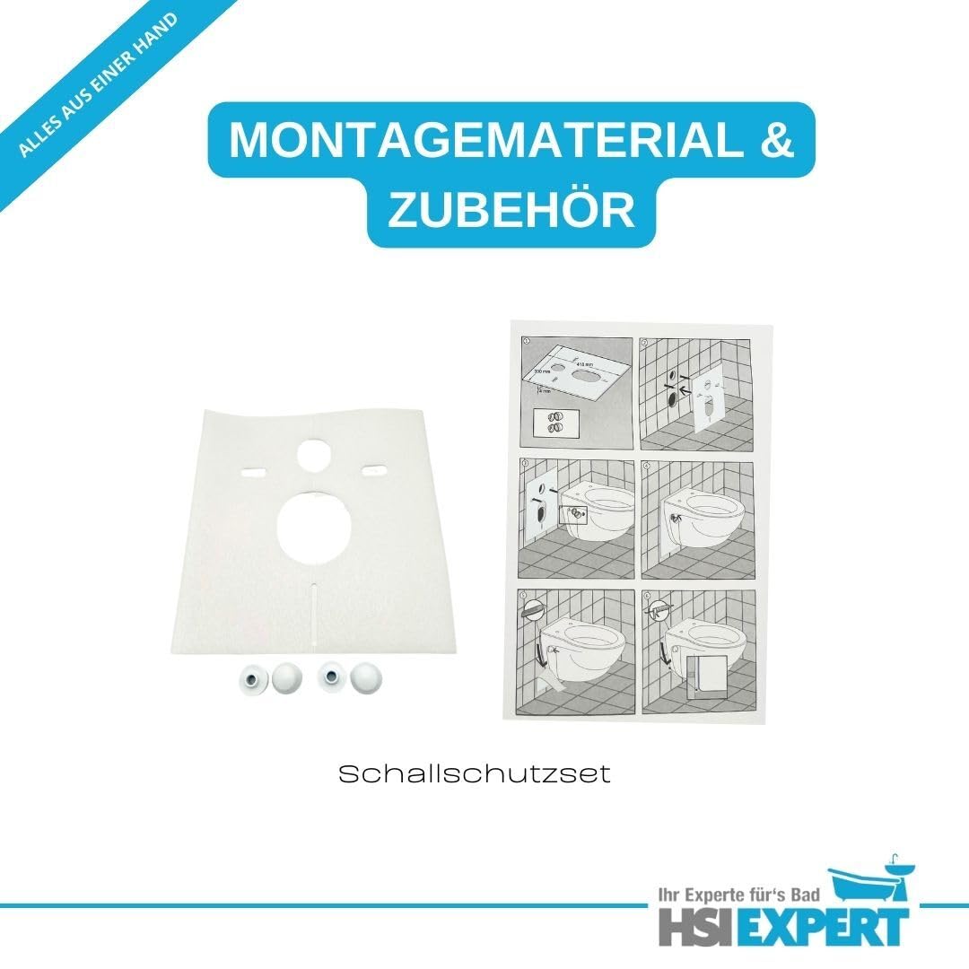 HGMBAD Set Geberit Spülkasten Design WC Betätigungsplatte WC Sitz