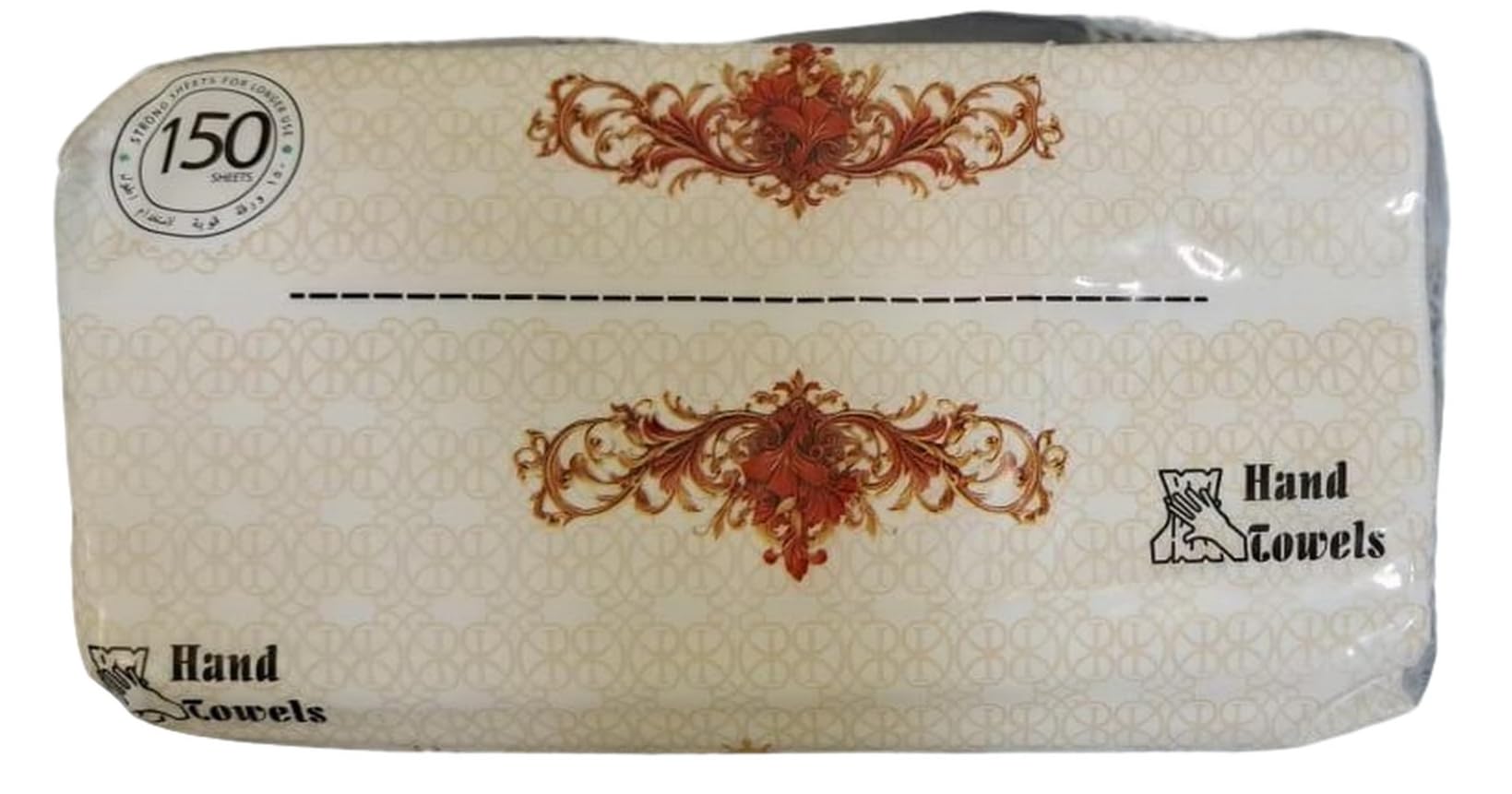 Interfold Tissue Hand Towel 150 Sheets Pack Of 8, Interfold Tissue, To use in kitchen Bathroom