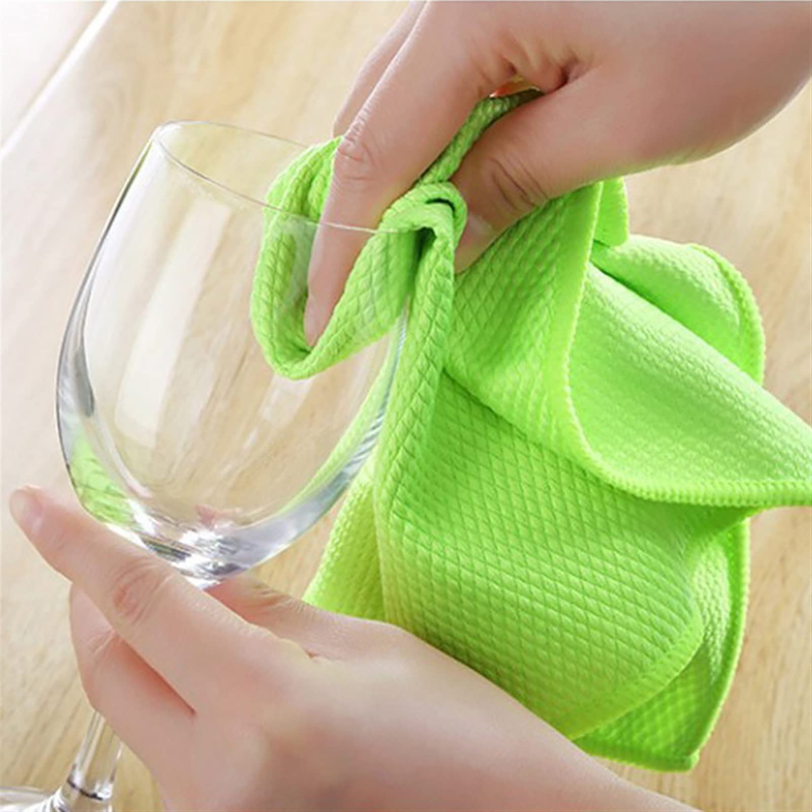 Paños de baño Toallas de limpieza de microfibra Absorbentes Paños de limpieza de vidrio Paños húmedos para la cocina Paños de mesa para ventanas Paños de cocina para el automóvil Toallitas