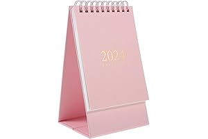 Mini Desk Calendar 2023, Standing Flip Desk/Wall Calendar for Office Decoration