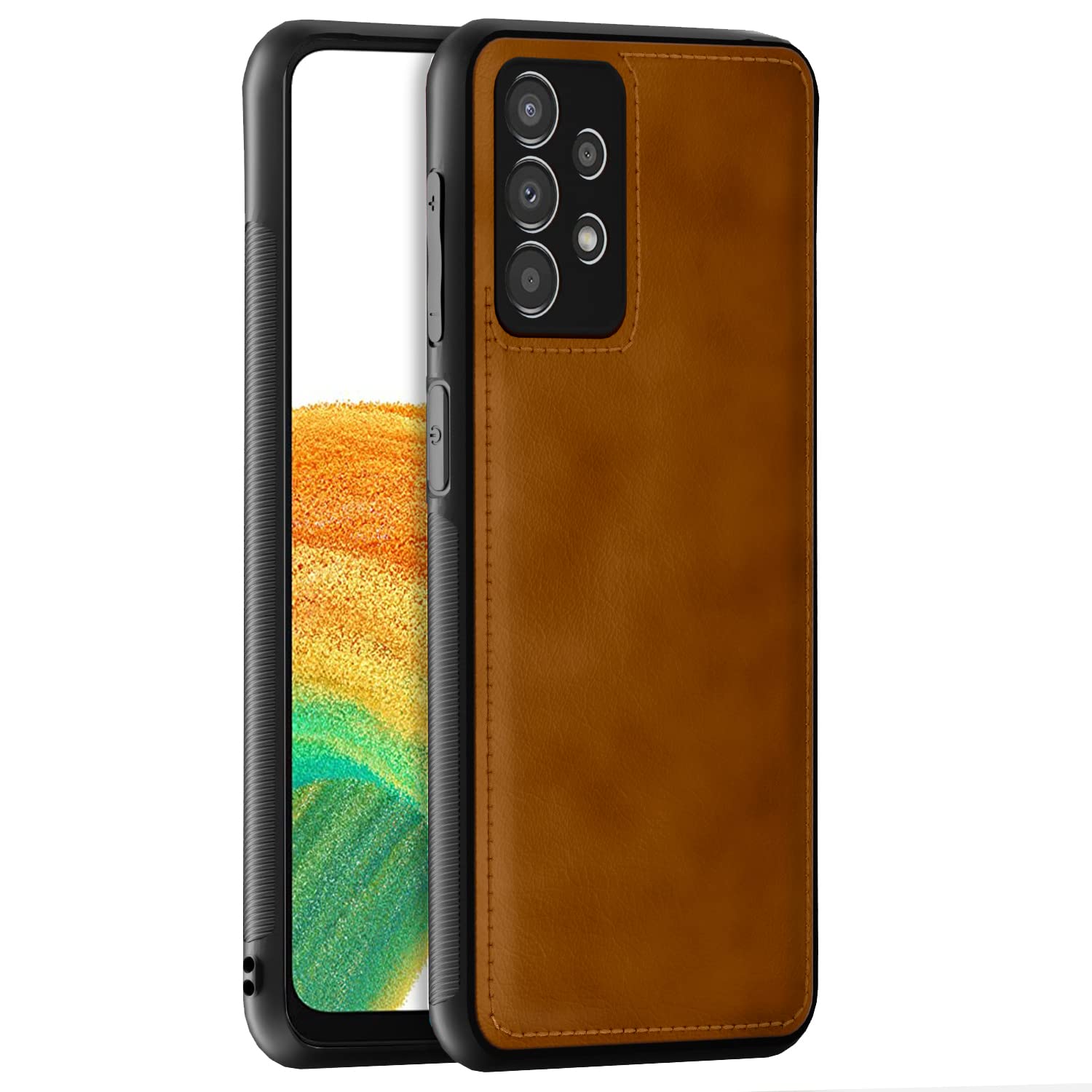 Pikkme Samsung Galaxy A33 5G Back Cover | Flexible Pu Leather | Full Camera Protection | Raised Edges | Super Soft-Touch | Bumper Case for Samsung Galaxy A33 5G (Brown) (B0BR5F369M) Amazon Price History, Amazon Price Tracker