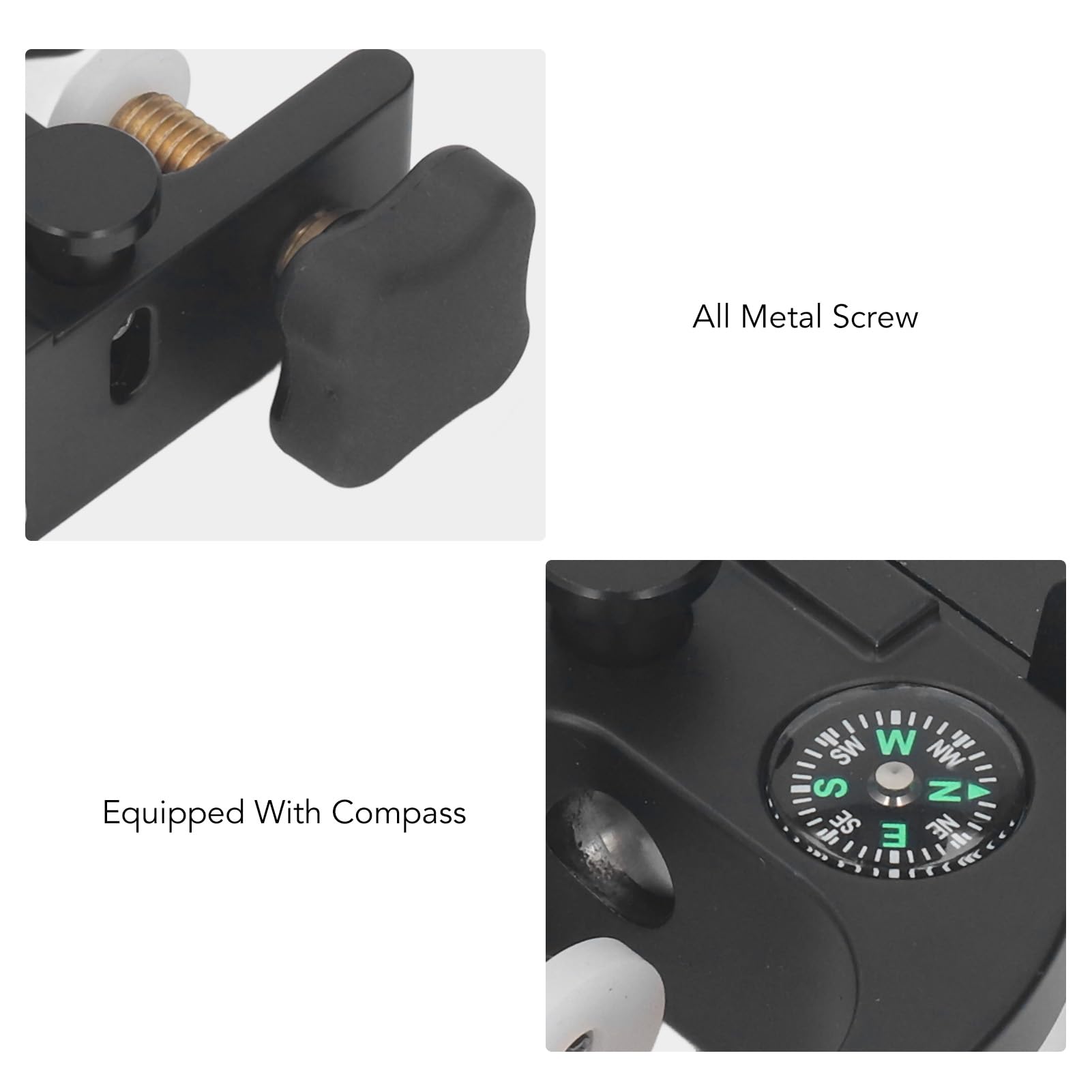 Pince collecteur de données avec boussole et support de téléphone portable universel pour GPS RTK