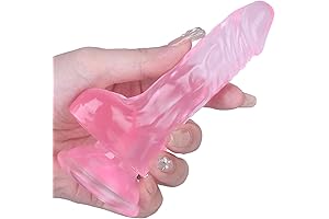 Soft Anal Dildo with Powerful Silicone Suction Cup for Beginners
