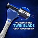 LetsShave Pro 2 Max Twin Blade Razor for Men | Refillable System with Diamond Hard Coating Curved Blades, Pivot Head & Aloe Lubrication Strip | Smooth & Comfortable Shave (Value Set) gallery image