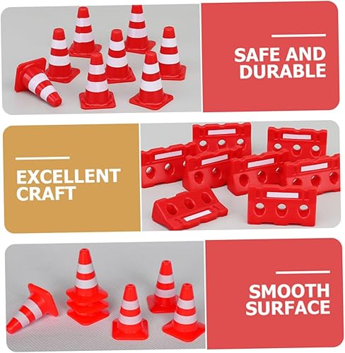 Miniatura 2 de Kisangel Juguete de barricada para niños, juguete de barricada, 48 piezas, corralito para niños, juguetes educativos para niños, juguete de cono de