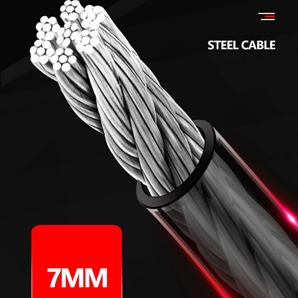 Candado antirrobo para Bicicleta con Cable, candado con Llave y Soporte de Montaje, diseño de Cubierta Antipolvo para candados de Ciclismo con Cilindro (Verde)