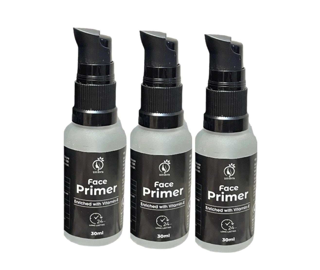 Zenbea Face Primer Enriched with Vitamin E for Girls & Women - 30ml Each - Pack of 3