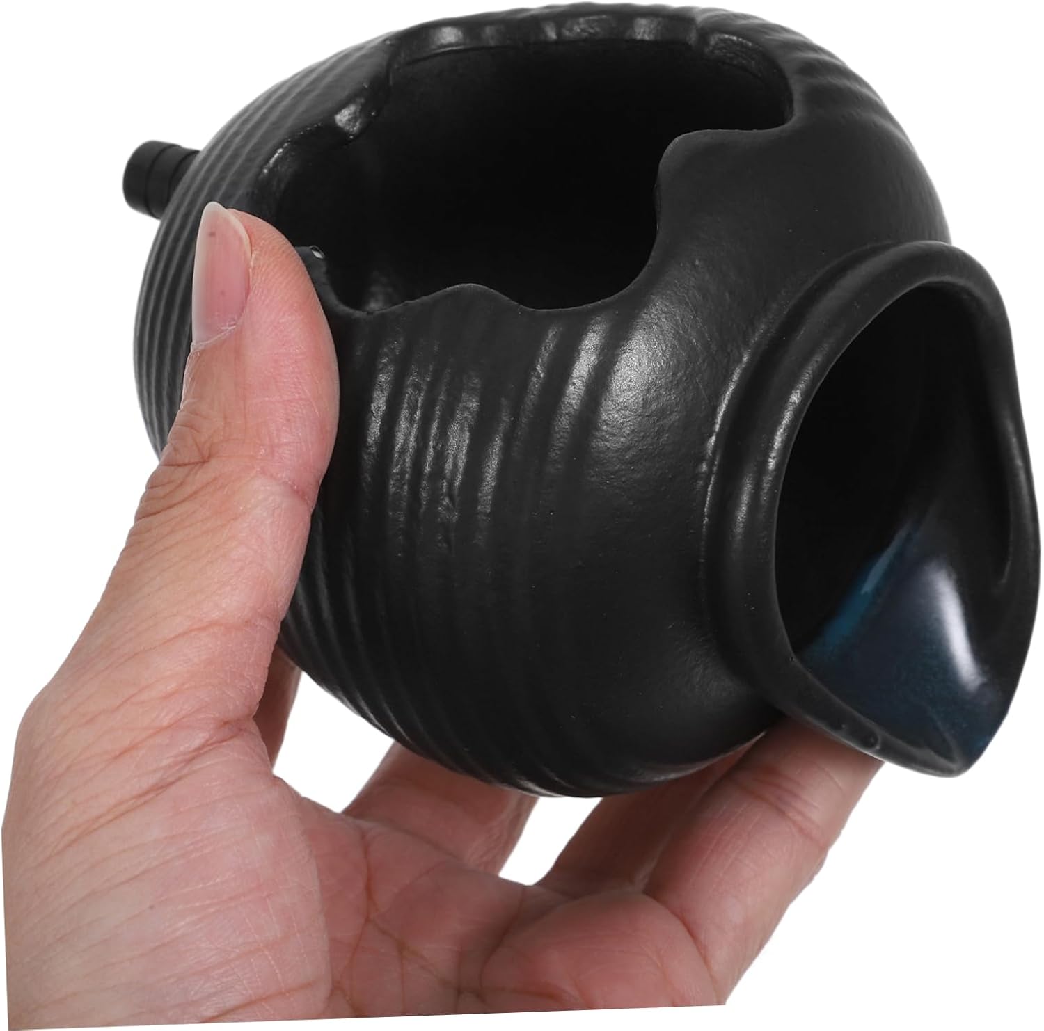 Levemolo Ceramic Fish Tank Water Circulation Fountain Decorative Water Jar for Outdoor Courtyard