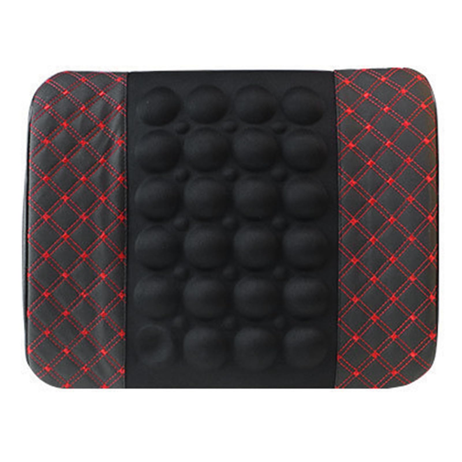 Yctze Coussin de Siège de Massage pour Voiture, Soutien Lombaire électrique, Coussin de Massage DC12V, Réglage à 2 Vitesses, Ajustement Universel, Masseur de Dos Vibrant pour Véhicules