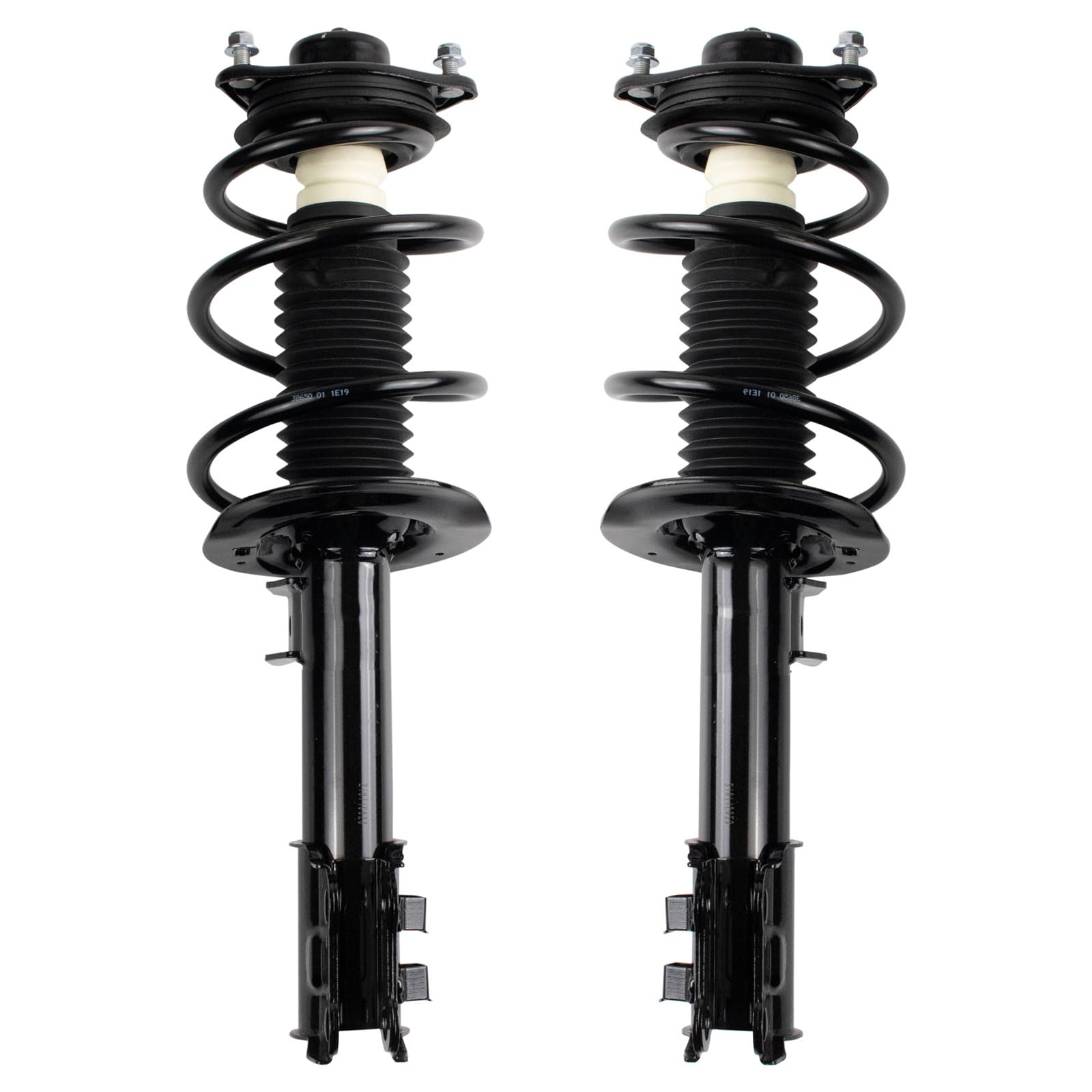 TRQ Front Strut and Spring Assembly Set 2 Piece Compatible with 2011-2014 Hyundai Sonata 11-15 Kia Optima