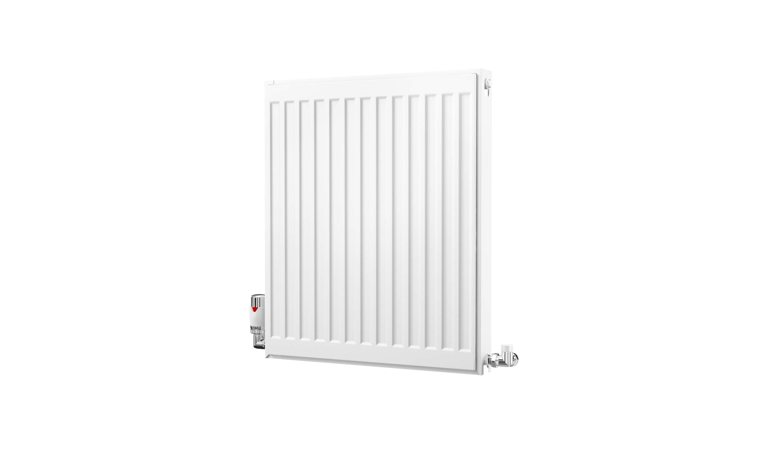Kartell White Kompact Type 21 Double Panel Single Convector Radiator 600Mm X 500Mm