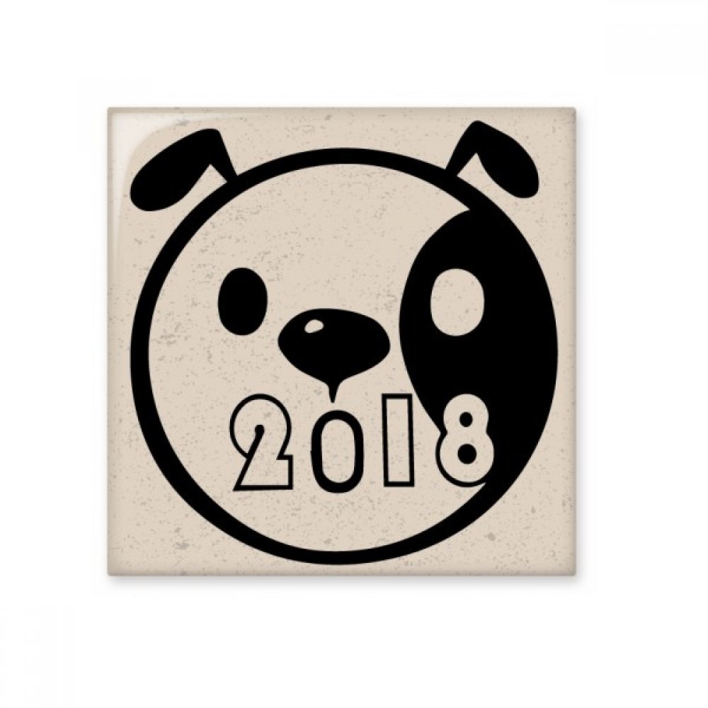 Carreaux ronds en céramique Nouvel An 2018 décoration maison