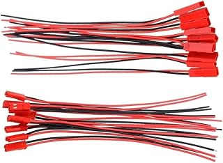 JST XHオスメスプラグコネクタケーブル 2.0mm 2ピン 10ペア 端子コネクタワイヤー RC DIYバッテリー用