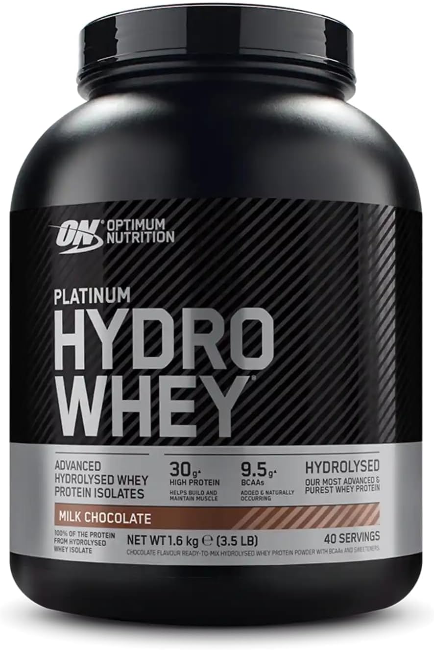 Optimum Nutrition Platinum Hydrowhey Protein Powder, Turbo Chocolate, 3.6LB
