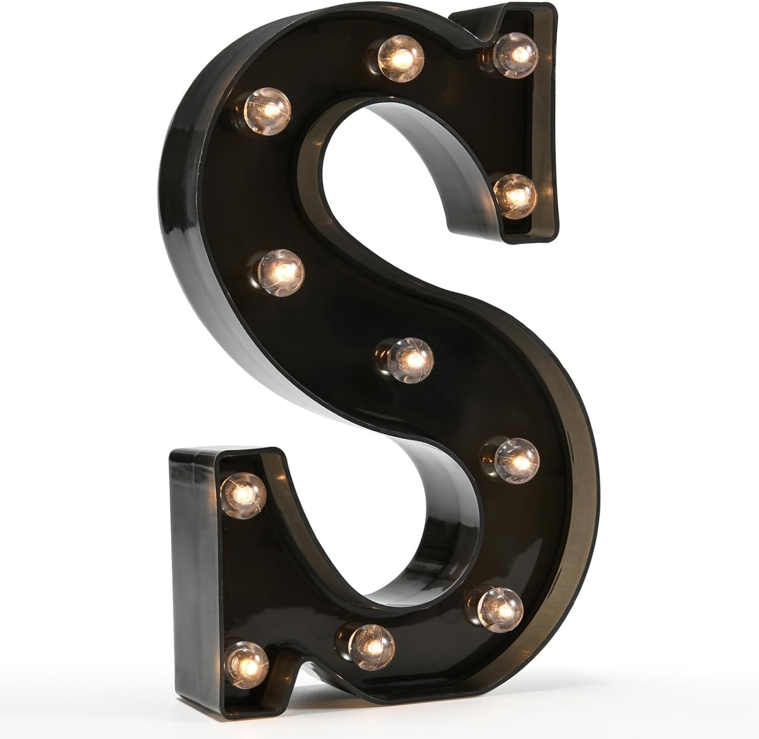 LED Marquee Letter Lights, Light Up Letters Glitter Alphabet Letter Sign Battery Powered for Night Light Birthday Party Wedding Girls Gifts Home Bar Christmas Decoration