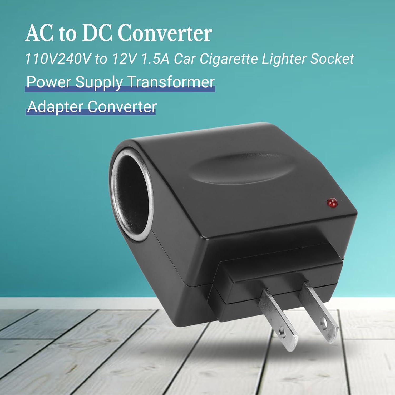 AC to DC Converter, 110V240V to 12V 1.5A Car Cigarette Lighter Socket, Power Supply Transformer, Adapter Converter, Vehicle Power Inverters for Home
