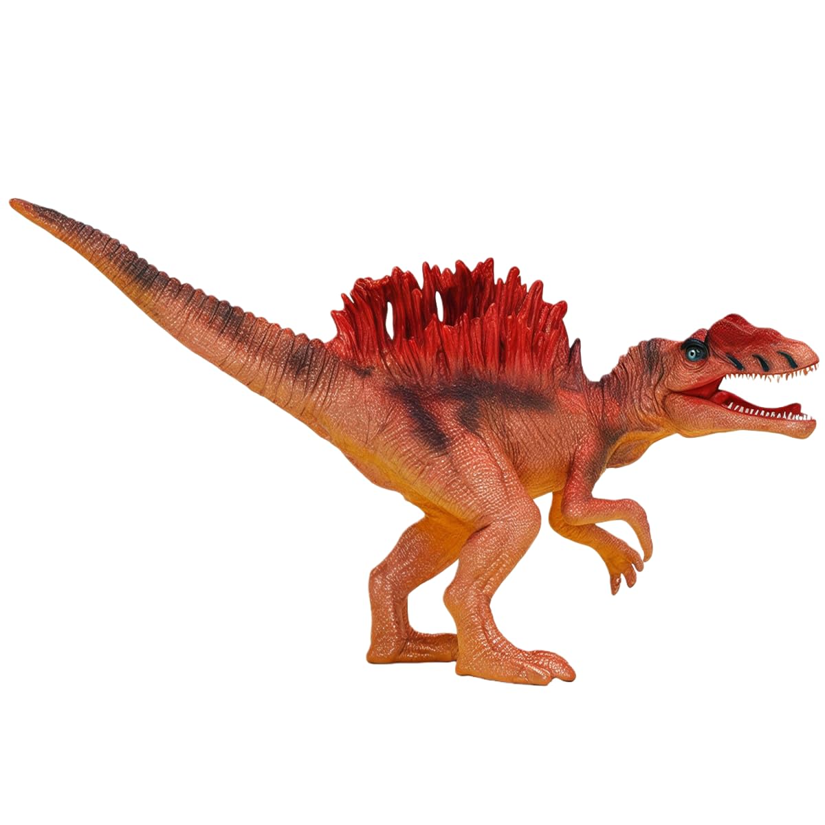 Gemini&Genius Spinosaurus Dinosaur Toy, Dino Action Figure with Moveable Jaw, Solid Plastic Toy Figure Gift, Toddler Stocking Stuffer, Cool Birthday Cake Topper for Kids 3 Years Old and Up