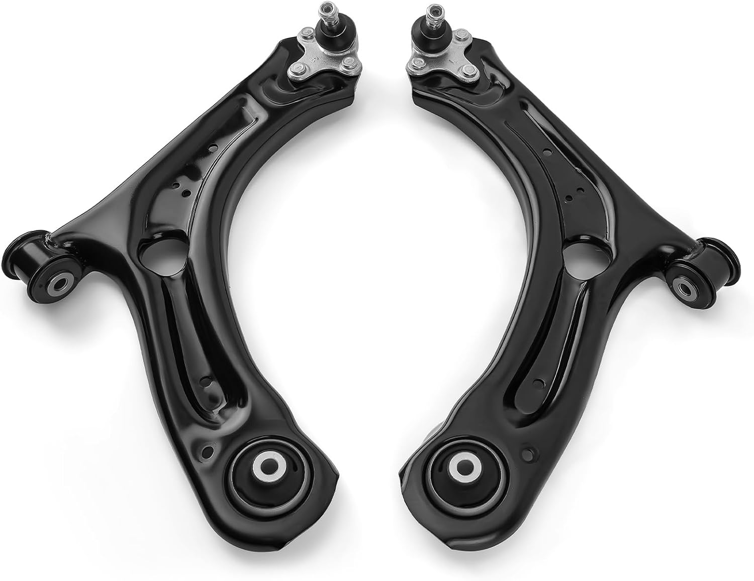 maXpeedingrods 4Pc Front Lower Control Arm w/Ball Joint for Volkswagen Beetle 2012-2019 Passat 2012-2021, FWD Model Suspension Kit Control Arm Assembly Sway Bar Link Replacement MS70180 MS70181 K80478