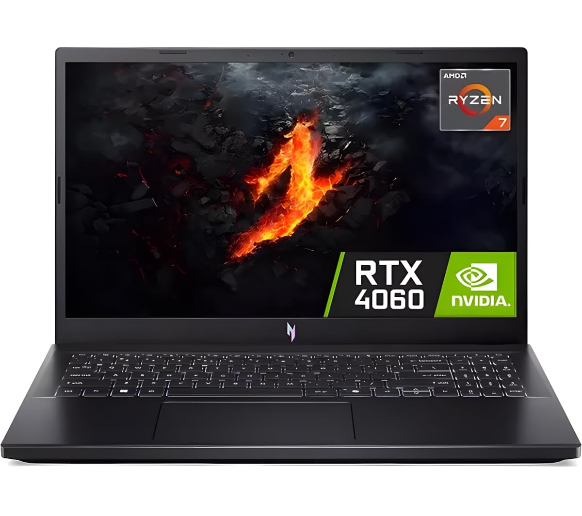 Acer Nitro V 16 ANV16-41 Gaming Laptop - AMD Ryzen 5 8645HS, 16GB, 512GB SSD, NVIDIA GeForce RTX 4050 6G, 16" WUXGA IPS 165Hz, Windows 11 , Black