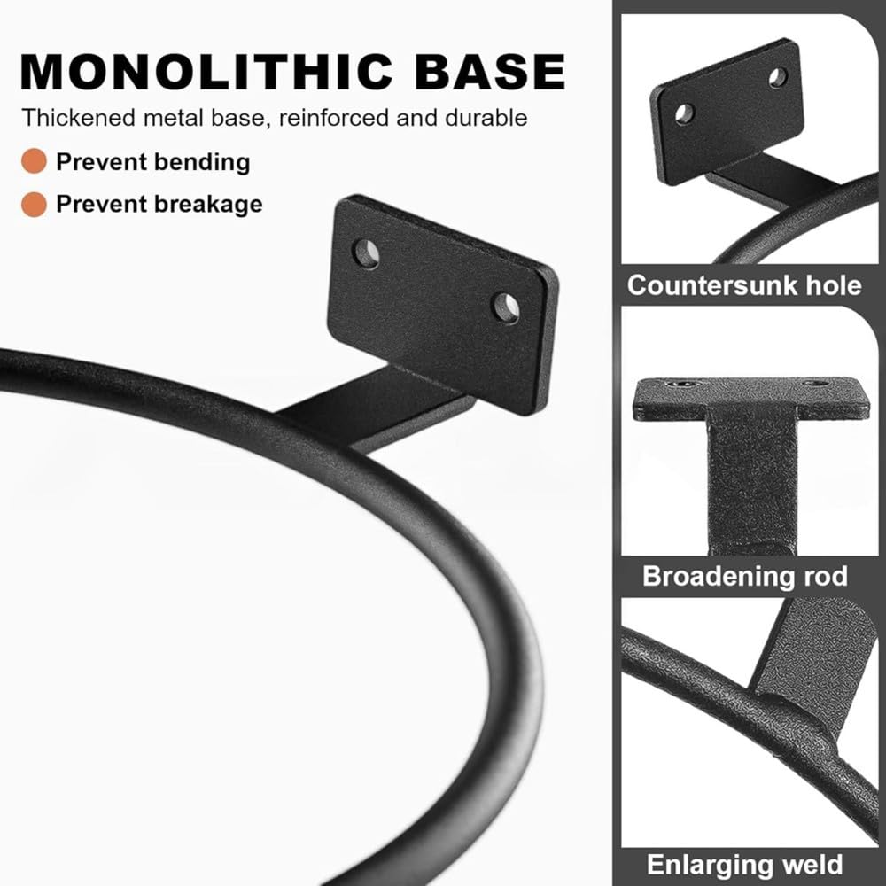 12 Soportes de Pared para Balones de Baloncesto, Estante Universal para Balones, Expositor de Pared Que Ahorra Espacio para Balones de Baloncesto
