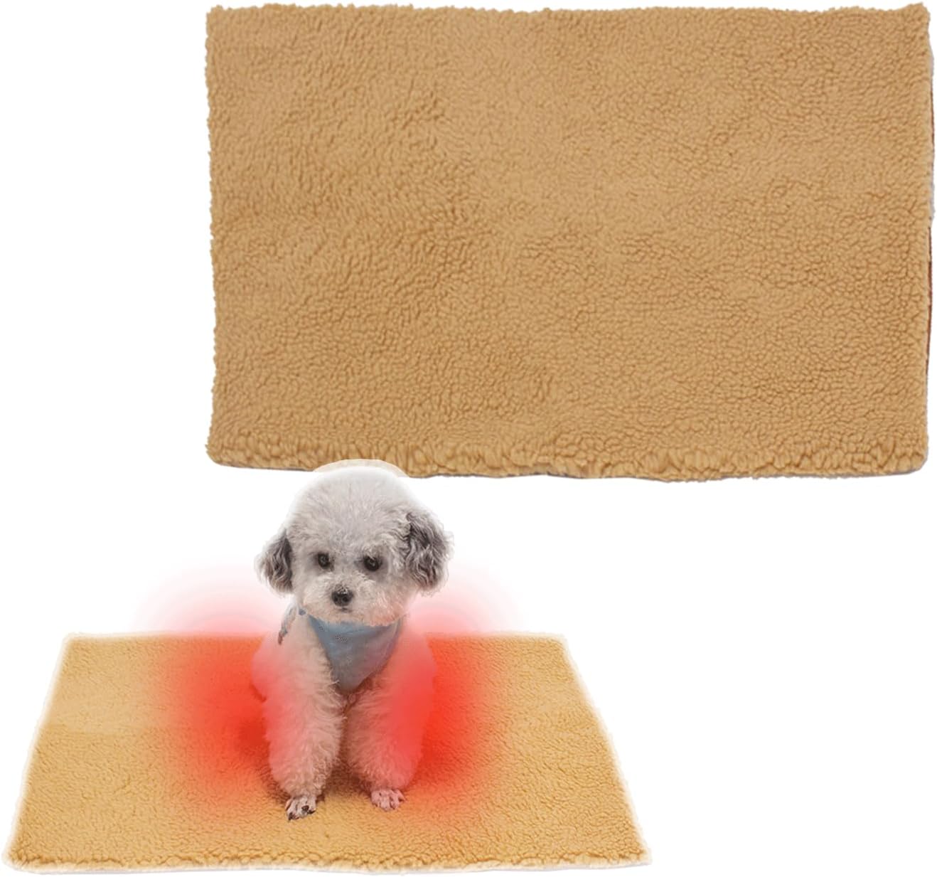 LNGJIN Pet Warming Pad, 24 x 18 Cat Warmer Mat,Self Heating Cat Dog Mat,SelfWarming Pet Pad