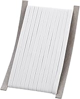 Vista 15 de Bandas elásticas negras para pelucas, carrete de punto de 1 pulgada y 12 yardas de alta elasticidad para costura, banda para cinturas, pantalones