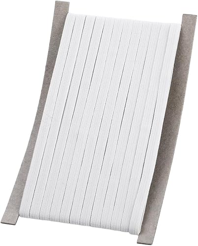 Miniatura 15 de Airisoer Banda elástica de 1/2 pulgada para costura, bandas elásticas de alta elasticidad de 12 yardas para cinturas, pantalones, ropa y Negro