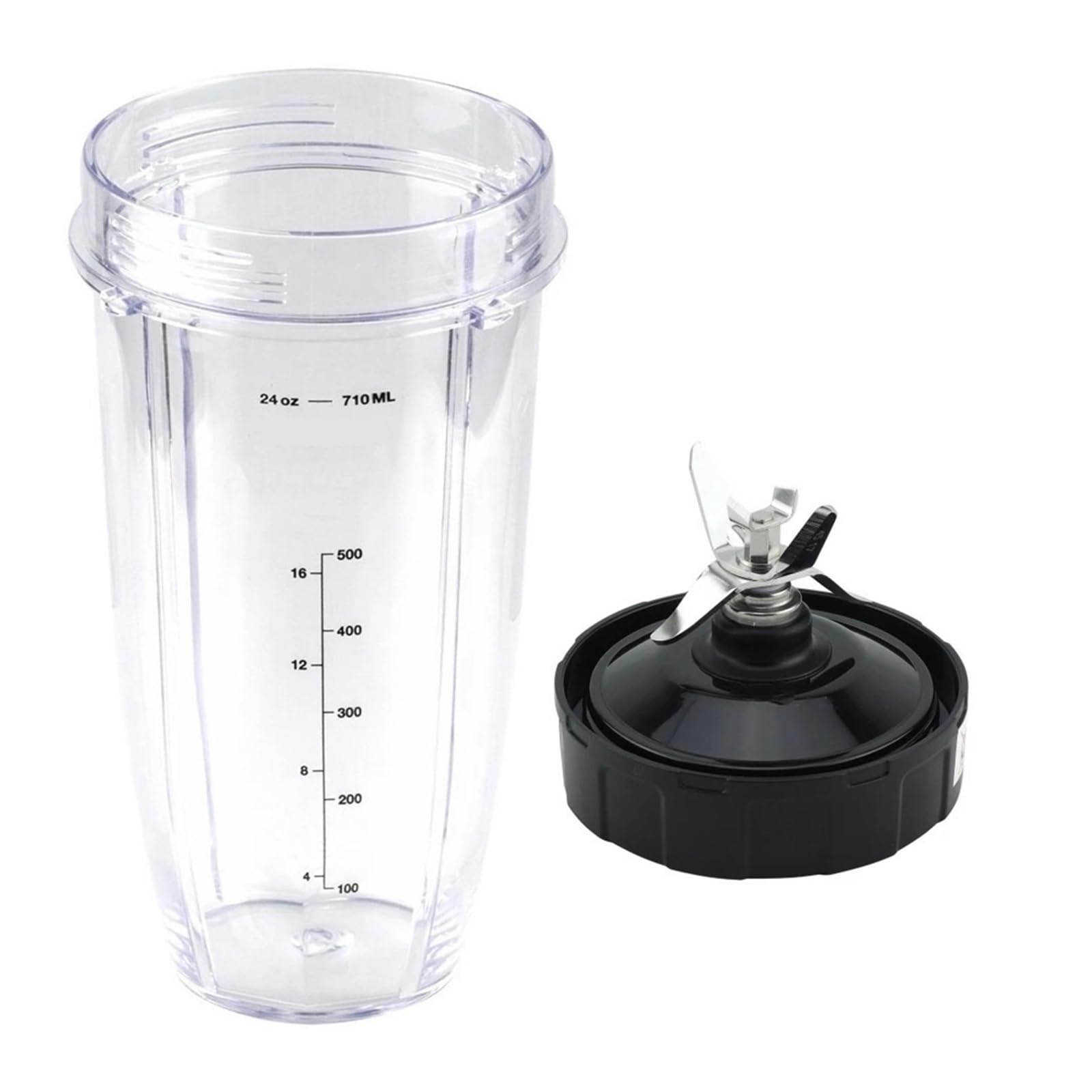 Parti di Ricambio for frullatore, Compatibile con Ninja, Lama for estrattore con Tazza da 24 Oz e 7 Alette, Compatibile con Nutri Auto IQ BN801 SS101 BL480-30 BL641