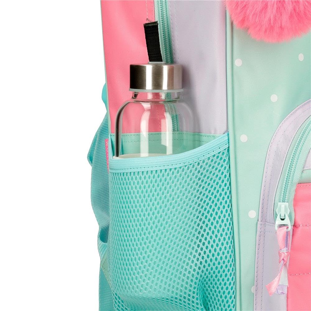 Movom La vita e bella mochilas, mochilas escolares, mochilas infantiles, Incluye pompon decorativo, varios compartimentos de Joumma Bags