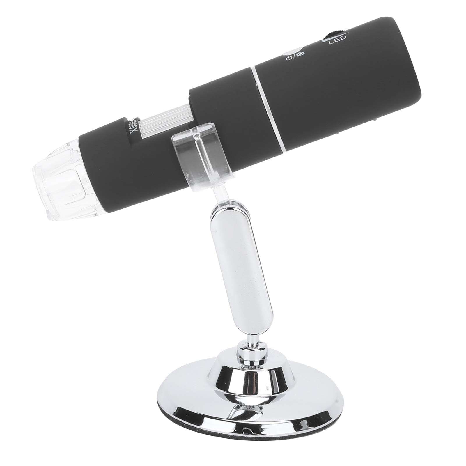 Cocoarm Microscopio Digital WiFi, Cámara de Microscopio de Mano ABS 50X a 1000X 1080P con 8 Luces LED, Cámara de Lupa de Bolsillo Inalámbrica para Niños Adultos Monedas PCB Joyería Insectos