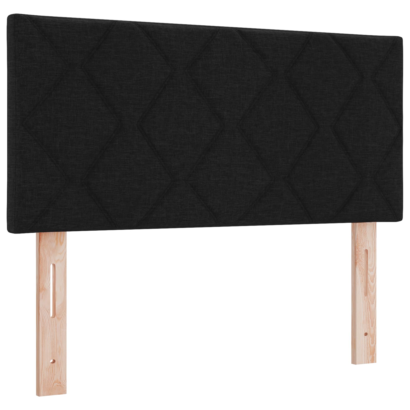 Cama con somier con colchón de 100 x 200 cm en tejido negro, núcleo de muelles ensacados de resistencia media, soporte para dormitorio moderno, transpirable y resistente