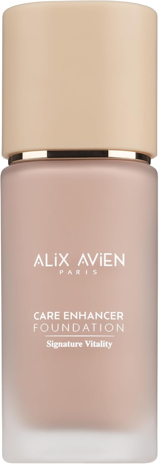 Alix Avien Kırışıklık Karşıtı Nemlendirici SPF30 Parlak Bitişli Fondöten Care Enhancer 802 Sandy Rose